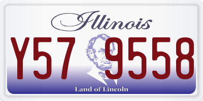 IL license plate Y579558