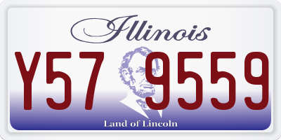 IL license plate Y579559