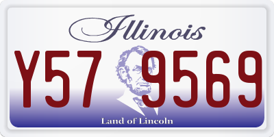 IL license plate Y579569