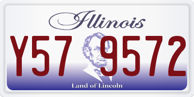 IL license plate Y579572