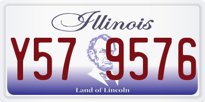IL license plate Y579576