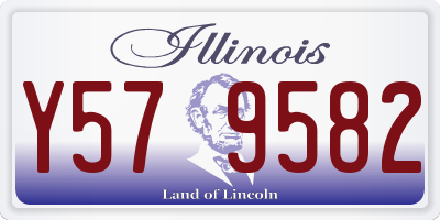 IL license plate Y579582