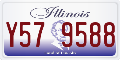 IL license plate Y579588