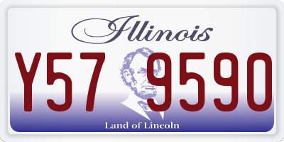 IL license plate Y579590