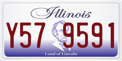 IL license plate Y579591