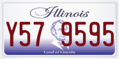 IL license plate Y579595