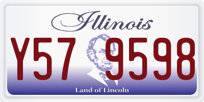 IL license plate Y579598