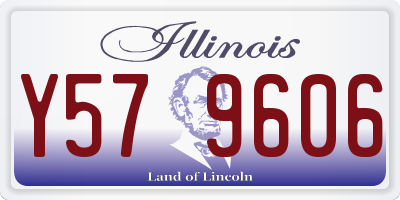 IL license plate Y579606