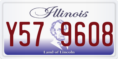IL license plate Y579608