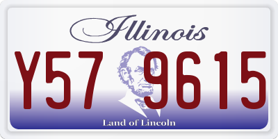 IL license plate Y579615