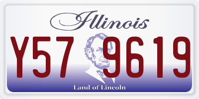 IL license plate Y579619