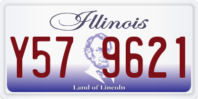 IL license plate Y579621