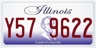 IL license plate Y579622