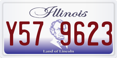 IL license plate Y579623
