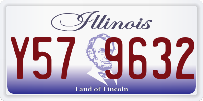 IL license plate Y579632