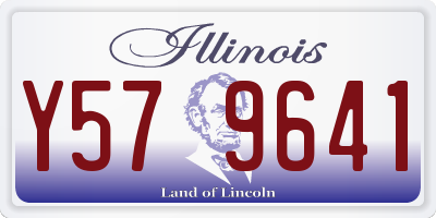 IL license plate Y579641