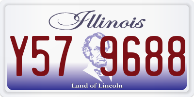 IL license plate Y579688