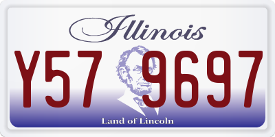 IL license plate Y579697