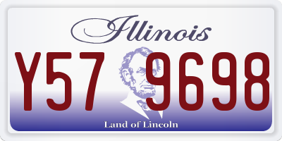 IL license plate Y579698