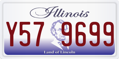 IL license plate Y579699