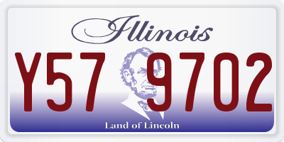 IL license plate Y579702