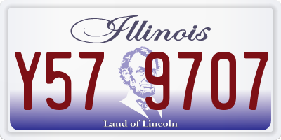 IL license plate Y579707