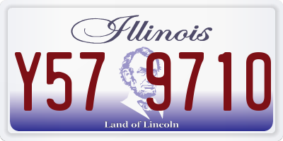 IL license plate Y579710