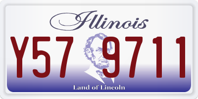IL license plate Y579711