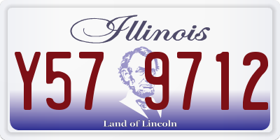 IL license plate Y579712