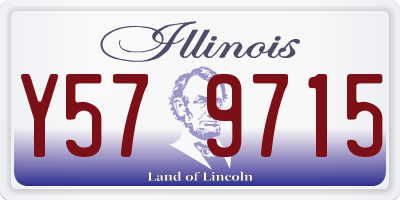 IL license plate Y579715