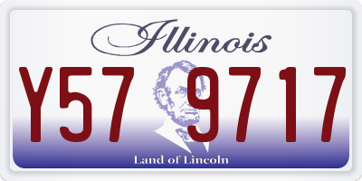 IL license plate Y579717