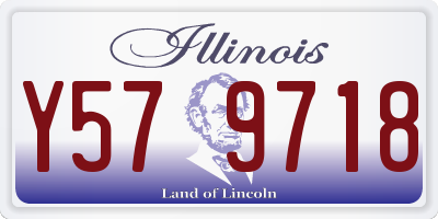 IL license plate Y579718