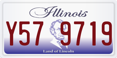 IL license plate Y579719