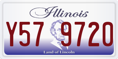 IL license plate Y579720