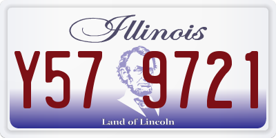 IL license plate Y579721