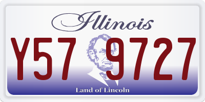 IL license plate Y579727