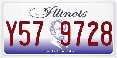 IL license plate Y579728