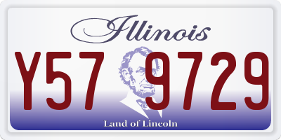 IL license plate Y579729