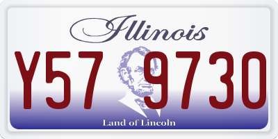 IL license plate Y579730