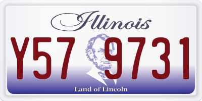 IL license plate Y579731