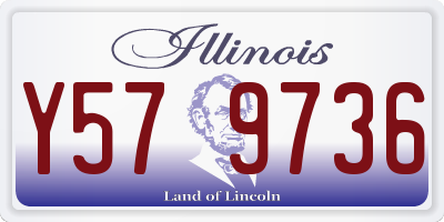 IL license plate Y579736