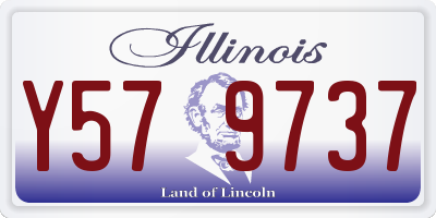 IL license plate Y579737