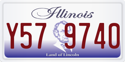 IL license plate Y579740
