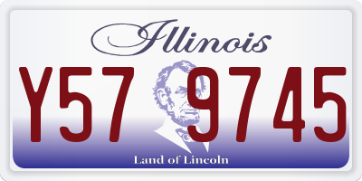 IL license plate Y579745
