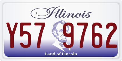 IL license plate Y579762