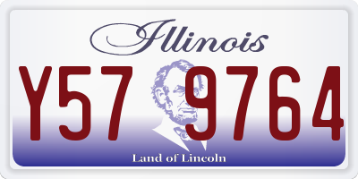 IL license plate Y579764