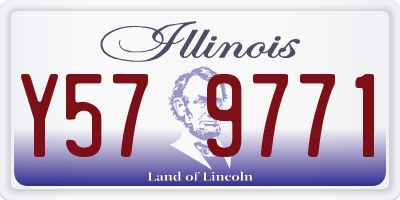 IL license plate Y579771