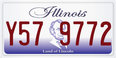 IL license plate Y579772