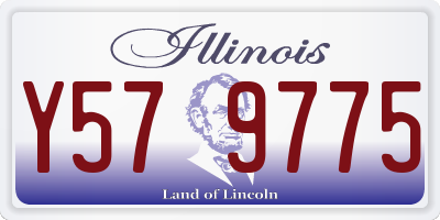IL license plate Y579775