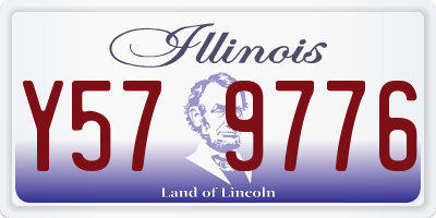 IL license plate Y579776